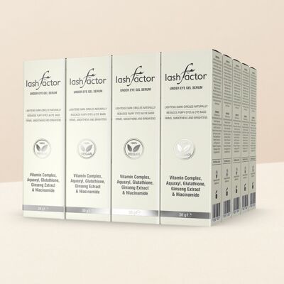 Lashfactor Under Eye Gel Serum - Starter Pack (Pack of 20)