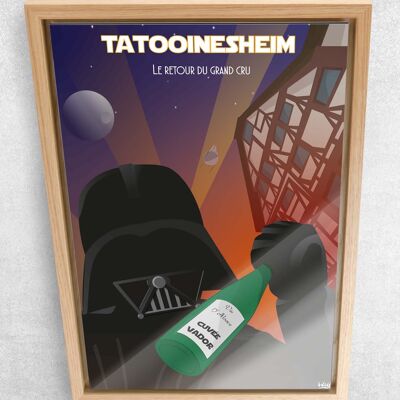 TATOOINESHEIM - 50x70cm - Caisse Américaine