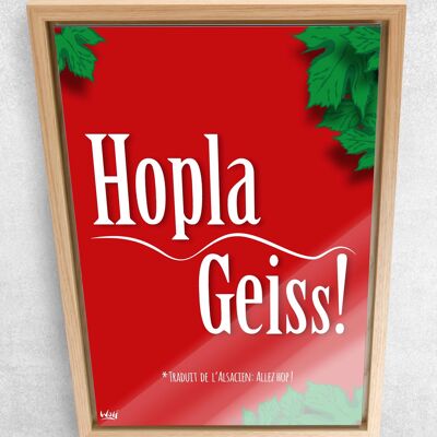 Hopla Geiss - 50x70cm - Caisse Américaine