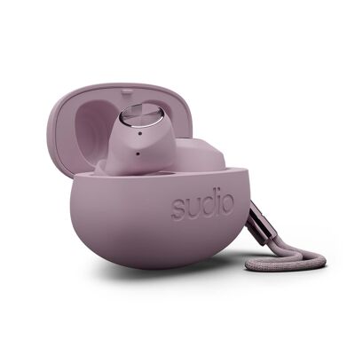 Sudio T2, True wireless earphone, Lilac