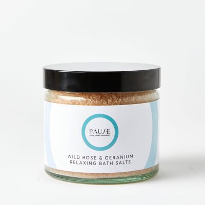 Relaxing Bath Salts – Wild Rose 250g