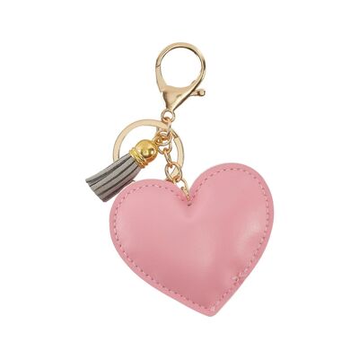 Playful key ring in the shape of a heart