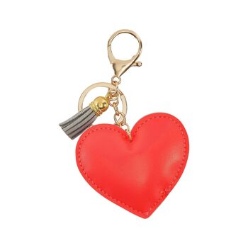 Porte-clés ludique en forme de cœur 2