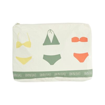 Bikini bag with pattern - small beach bag
