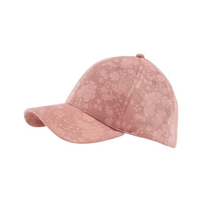 Cap - for women - baseball cap with a beautiful floral pattern