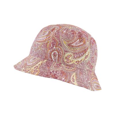 Bucket hat for women - multicolored - pink