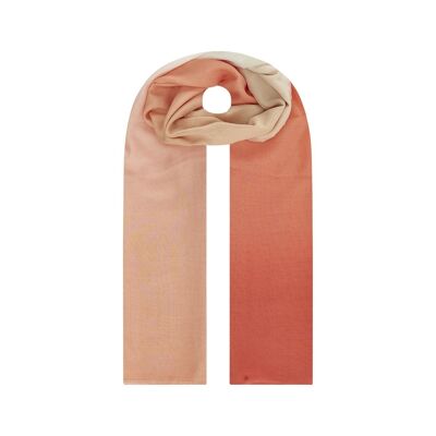 Scarf for the summer - neckerchief - thin summer scarf with color gradient