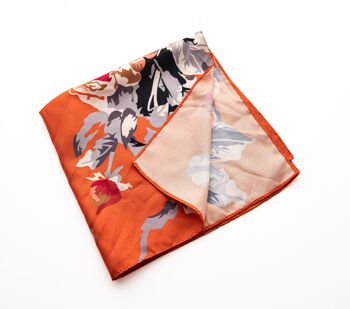 Echarpe femme - écharpe d'été - à motif fleuri - écharpe légère 3