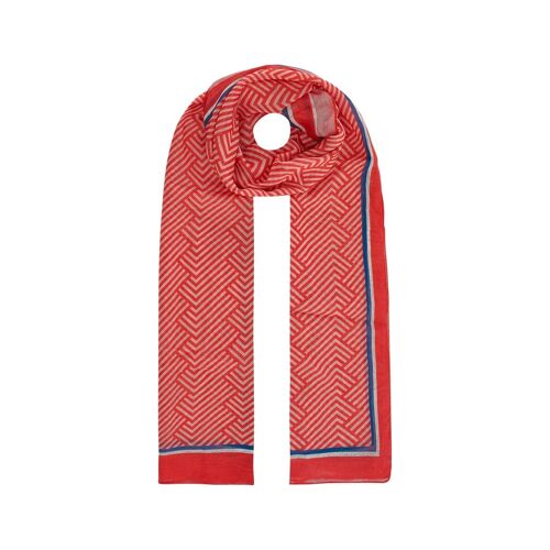 Schal für den Sommer - für Damen - Sommertuch - rot