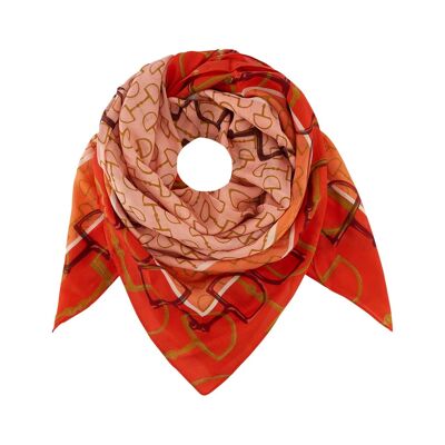 Scarf for women - neckerchief - with pattern