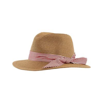 Summer hat with a chic bow