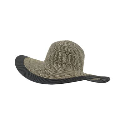 Summer hat with a wide brim
