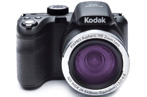 KODAK Pixpro AZ422 - Appareil Photo Bridge Numérique 20 Mpixels, Zoom Optique 42X, Grand angle 24 mm, Video HD 720p, Stabilisateur Optique de l’image, Flash Intégré, Ecran LCD 3, Batterie Li-ion LB-060 - Noir