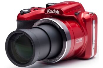 KODAK Pixpro AZ422 - Appareil Photo Bridge Numérique 20 Mpixels, Zoom Optique 42X, Grand angle 24 mm, Video HD 720p, Stabilisateur Optique de l’image, Flash Intégré, Ecran LCD 3, Batterie Li-ion LB-060 - Rouge 3