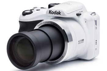 KODAK Pixpro AZ422 - Appareil Photo Bridge Numérique 20 Mpixels, Zoom Optique 42X, Grand angle 24 mm, Video HD 720p, Stabilisateur Optique de l’image, Flash Intégré, Ecran LCD 3, Batterie Li-ion LB-060 - Blanc 3