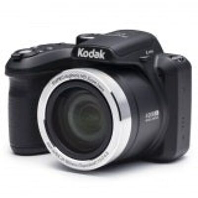 KODAK Pixpro AZ401 – Digitale Bridge-Kamera mit 16 Megapixeln, Videoaufzeichnung, 24 mm Weitwinkel, 7,6 cm LCD-Bildschirm, 180°-Panorama – Schwarz