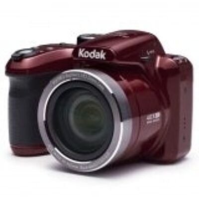 KODAK Pixpro AZ401 - 16 Mpixel Digital Bridge Camera, Video Recording, 24 mm Wide Angle, 7.6 cm LCD Screen, 180° Panorama - Red