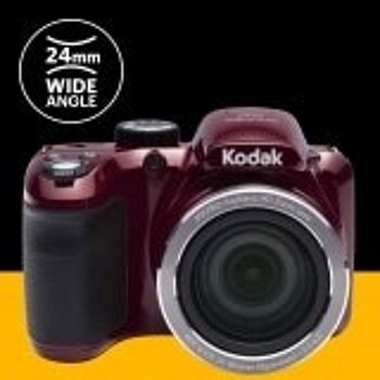 KODAK Pixpro AZ401 - Appareil Photo Bridge Numérique 16 Mpixels, Enregistrement vidéo, Grand angle 24 mm, Ecran LCD 7,6 cm, Panorama 180° - Rouge 5