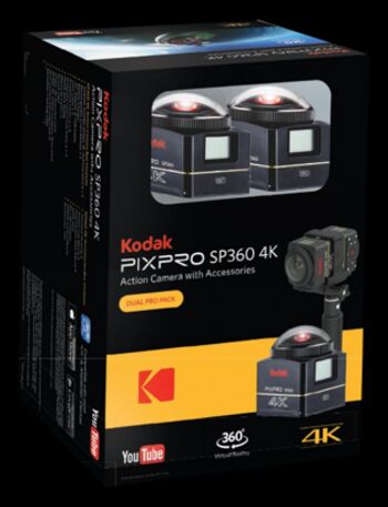 KODAK Pixpro - Caméra Numérique - SP360 4K - 
Pack Dual Pro 3
