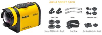 KODAK Pixpro - Caméra Numérique - SP1 Combo B - 
Pack Aqua Sport 2