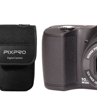 KODAK Pixpro - FZ102 - Appareil Photo Numérique 
Compact 16.5 Mégapixels avec étui et carte SD - Noir