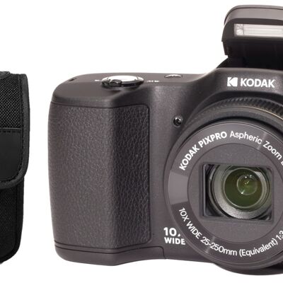 KODAK Pixpro - FZ102 - Digitalkamera
Kompakte 16,5 Megapixel mit Hülle – Schwarz