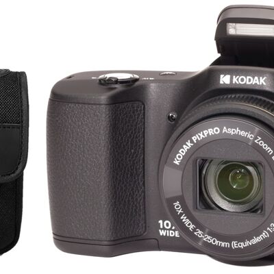 KODAK Pixpro - FZ102 - Cámara digital
Compacto 16,5 Megapixel con estuche - Negro