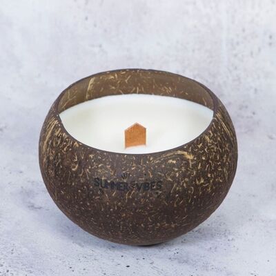 Coconut shell candle - Lemon / lime