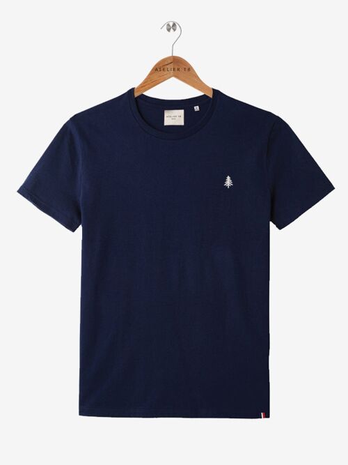 T-shirt Yvon bleu marine