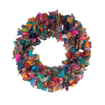 Couronne recyclée colorée 2