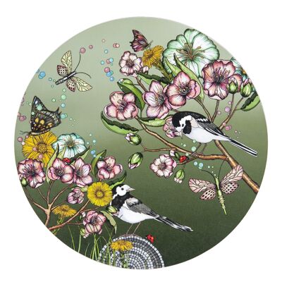 Trivet 21 cm Wagtails spring green