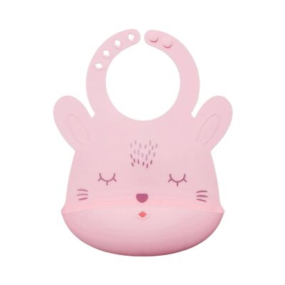 TINY TWINKLE  - Bavaglino in silicone Rose Bunny