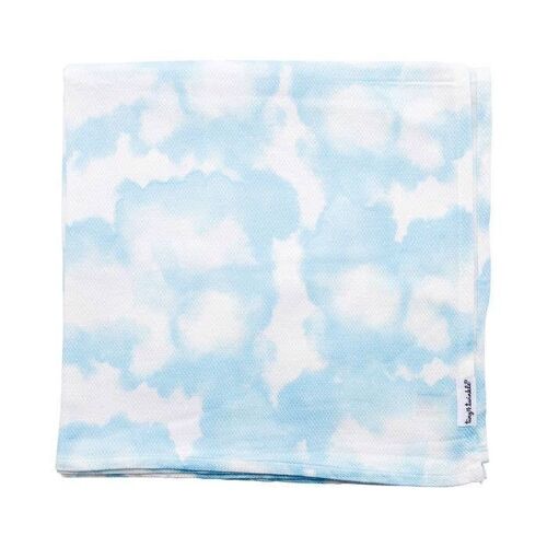 TINY TWINKLE  - Mussola quadrato 120 x 120 cm Blue Skies