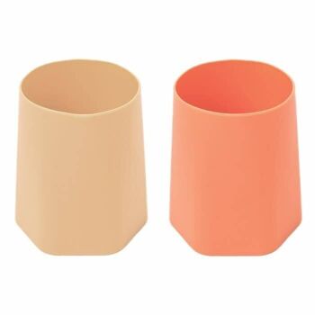 TINY TWINKLE - Pack de 2 Verres Sable / Corail 1