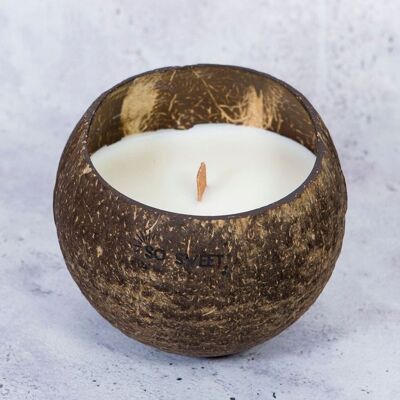 Coconut shell candle - Caramel / Vanilla