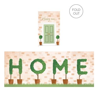 New Home Concertina Card