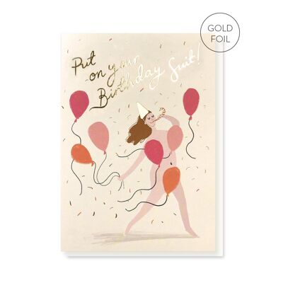 Birthday Suit Card