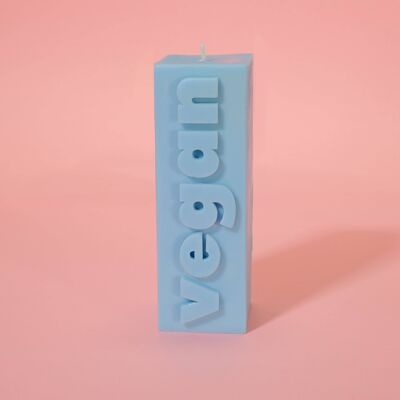 Candela Pillar Block Slogan VEGAN