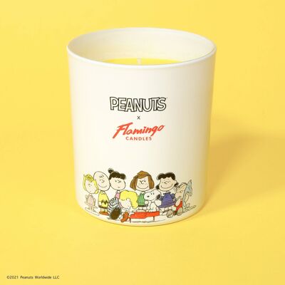 Peanuts x Flamingo Candles Popcorn Peanuts Gang Bougie en pot