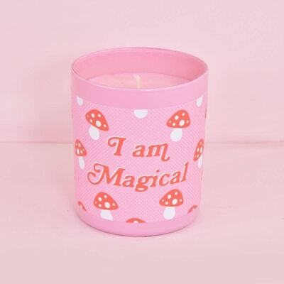 Cotton Candy I Am Magical Toadstool Candela Rosa