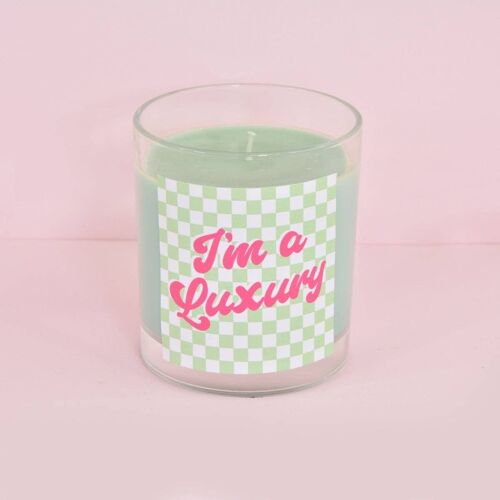 Vanilla, Lemon & Goji Berry I'm a Luxury Grid Print Candle