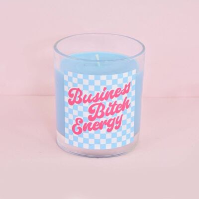 Honey & Tobacco Business Bitch Energy Grid Print Candle
