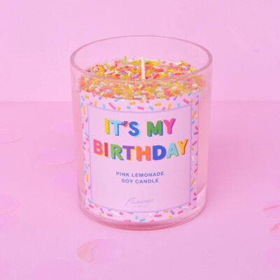 Limonada rosa es mi vela de cumpleaños