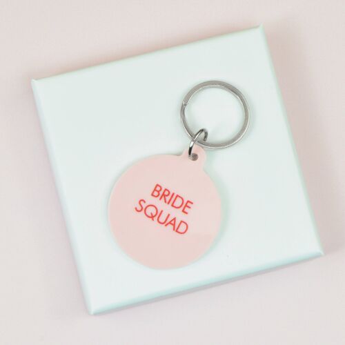 Bride Squad Keytag