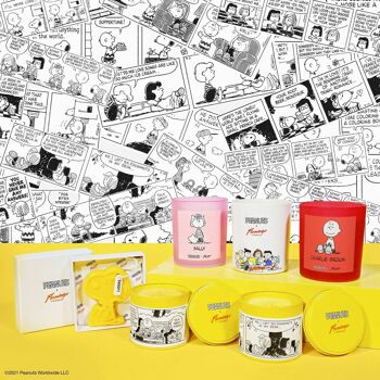 Peanuts x Flamingo Candles Mangue & Dragonfruit Green Linus 3