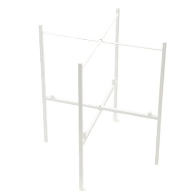 Tray table stand 46+38 cm white