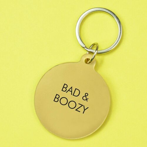 Bad & Boozy Keytag