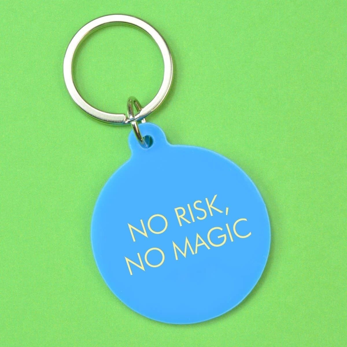 Buy wholesale No Risk, No Magic Keytag