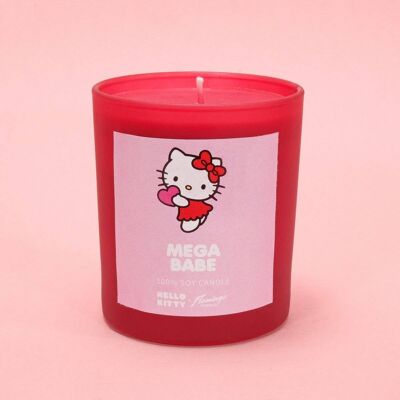 Bougies Hello Kitty x Flamingo Pastèque Mega Babe Rouge
