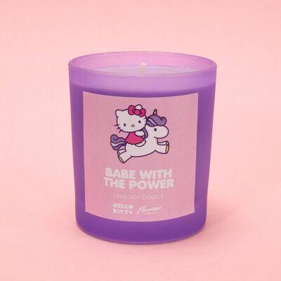 Bougies Hello Kitty x Flamingo Apple Pie Babe with the Power